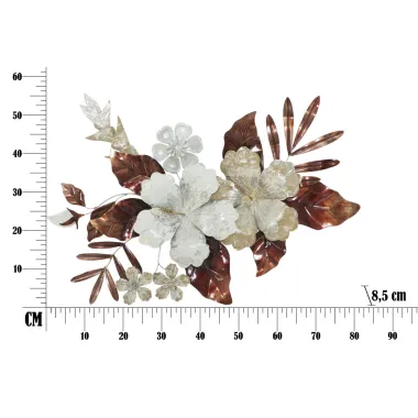 Panel ze stali BOUQUET 83x8,5x55 cm
